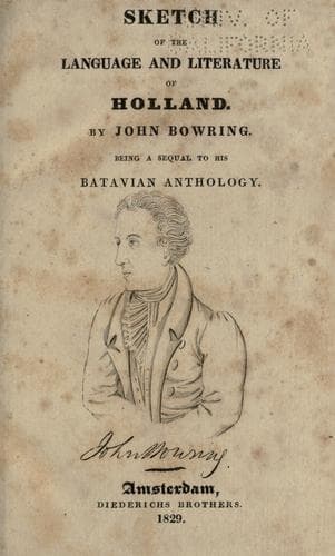Sketch of the language and literature of Holland