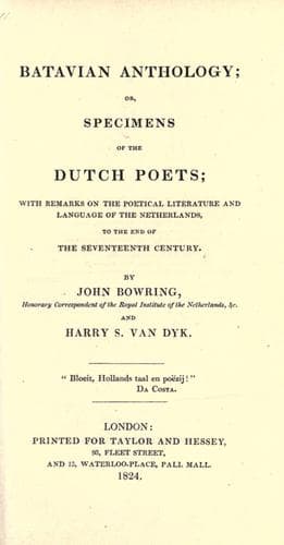 Batavian anthology