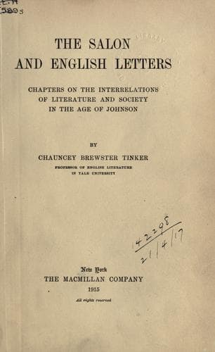 The salon and English letters