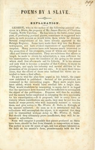 Poems by a slave