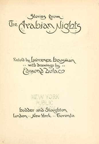 Stories from the Arabian nights