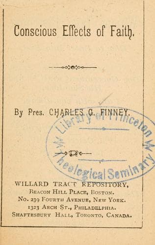 [Tracts by President Finney]