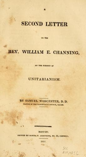 A second letter to the Rev. William E. Channing