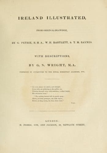 Ireland illustrated, from original drawings