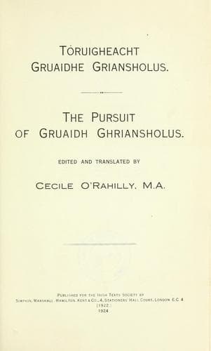 Tóruigheacht Gruaidhe Griansholus