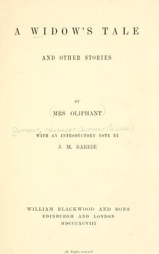 A widow's tale