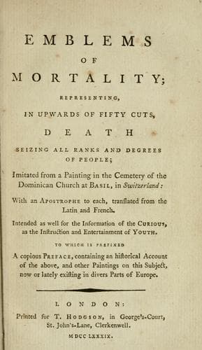 Emblems of mortality
