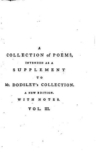 A collection of poems in four volumes