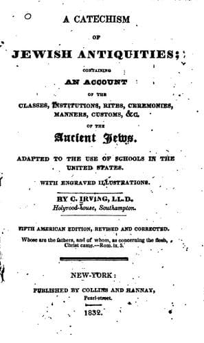 A Catechism of Jewish Antiquities: Containing an Account of the Classes ..