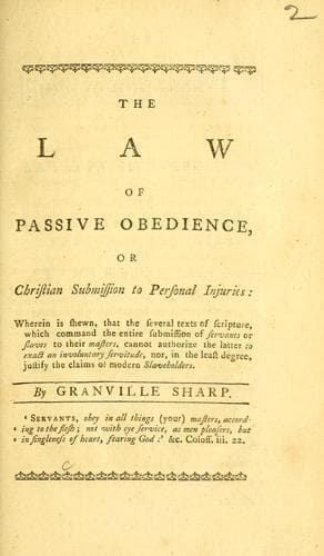 The law of passive obedience