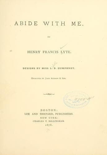 Abide with me
