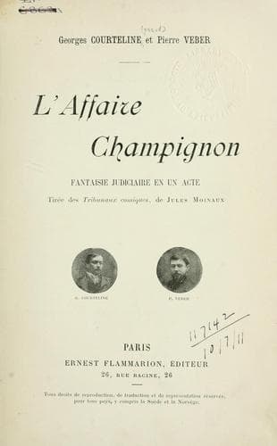 L'affaire Champignon