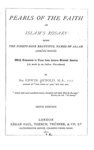 Pearls of the faith