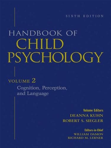 Handbook of Child Psychology, Cognition, Perception, and Language, Volume 2