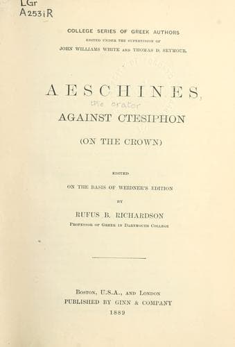 Against Ctesiphon