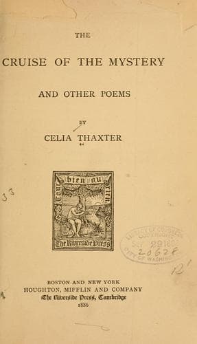 The cruise of the Mystery, and other poems