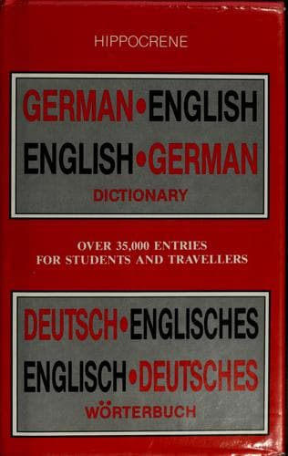 German-English, English-German dictionary