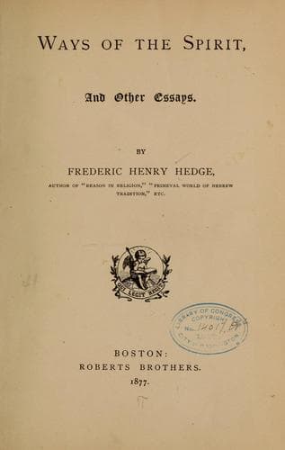 Ways of the spirit, and other essays