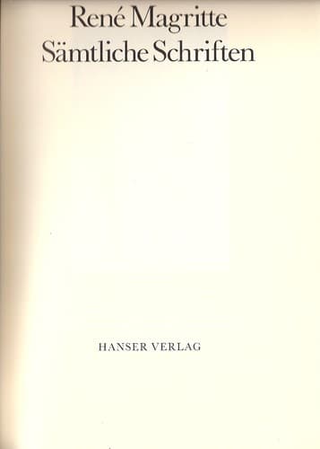 Sämmtliche Schriften