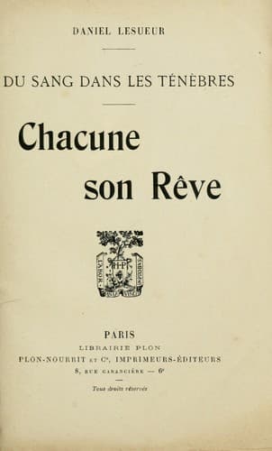 Chacune son rêve
