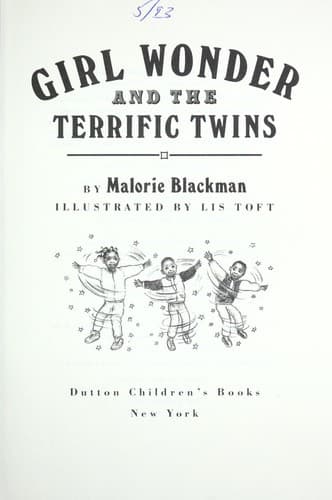 Girl Wonder and the Terrific Twins