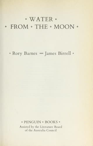 Water from the moon