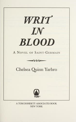 Writ in blood