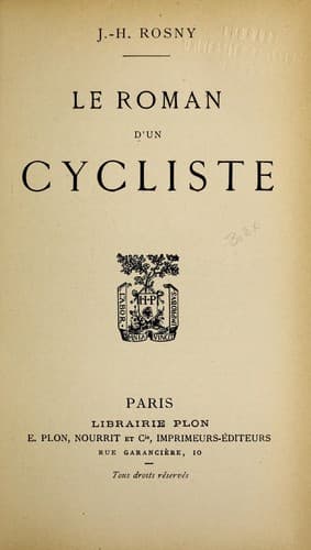 Le roman d'un cycliste