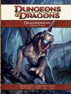 Draconomicon Chromatic Dragons Roleplaying Game Supplement