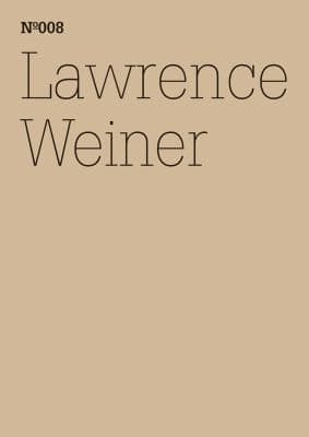 Lawrence Weiner
            
                100 Notes  100 Thoughts100 Notizen  100 Gedanken