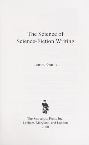 The science of science-fiction writing