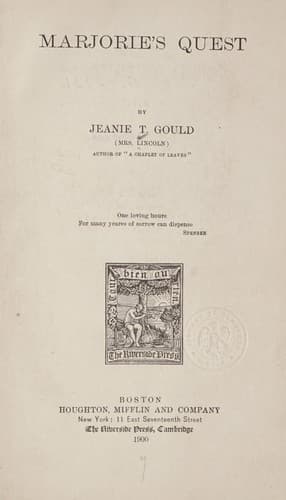 Marjorie's quest