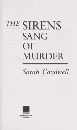The sirens sang of murder