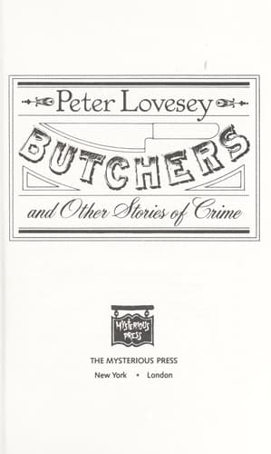 Butchers & Other Stories of Crime