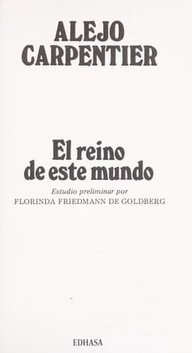 El reino de este mundo