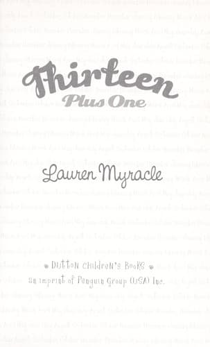 Thirteen plus one