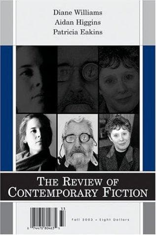 Diane Williams, Aidan Higgins, Patricia Eakins