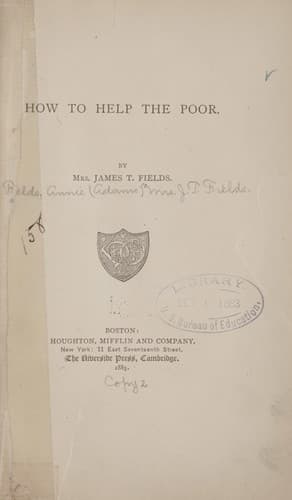 How to help the poor