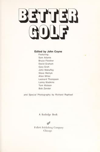 Better golf