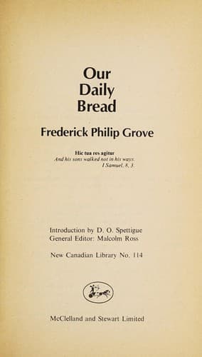 Our daily bread