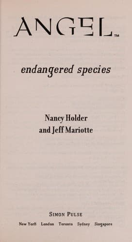 Endangered species