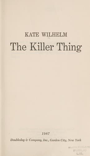 The killer thing