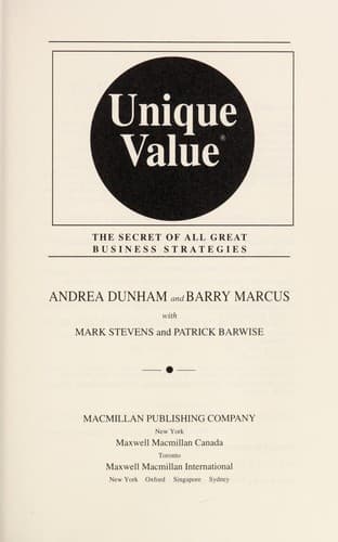 Unique value