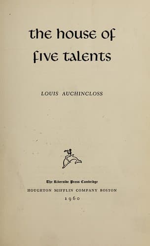 The house of five talents