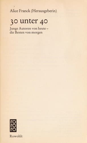 30 unter 40