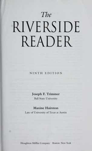 The Riverside reader