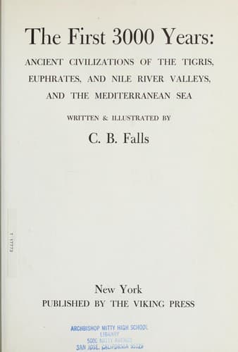 The first 3000 years: ancient civilizations of the Tigris