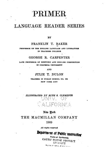 Primer: Language Reader Series