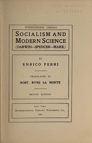 Socialism and modern science