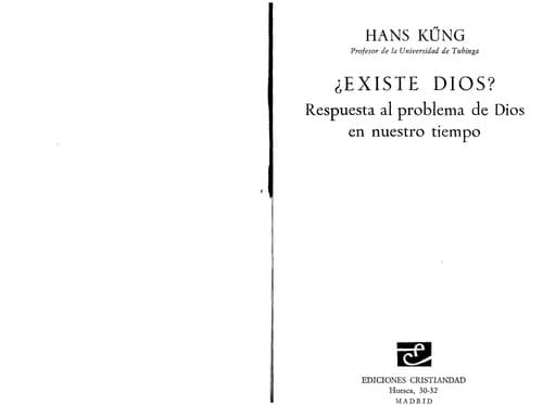 ¿Existe Dios?